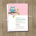 Printable Owl Invite For Baby Shower Or Birthday..